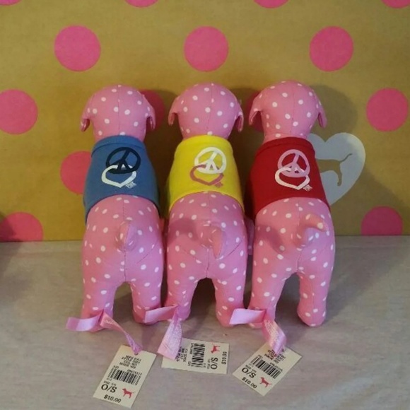 Victoria's Secret PINK Dog Set Peace Shirts - Picture 3 of 4